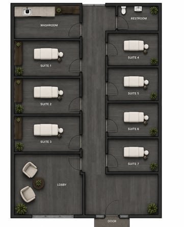 Affordable Private Salon Suite