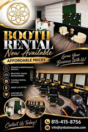 Upscale Booth Rentals in Joliet for Hair Stylists & Beauticians