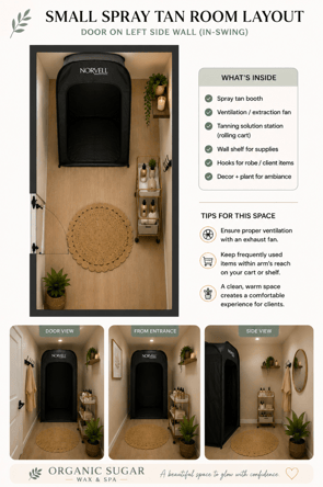Flex Room for Spray Tan or Lash Artist, Client Referrals Included – South Torrance