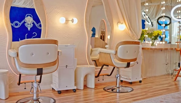 Luxury Salon Chair in Beverly Hills