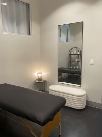 Fully furnished Esthetician room
