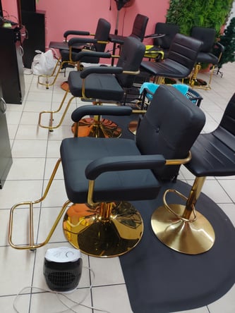 CHAIRS AVAILABLE IN HAIR BRAIDING SHOP