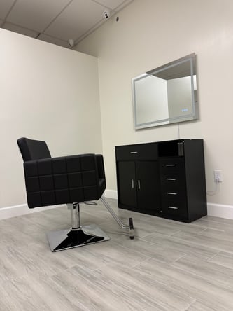 Salon Chair for Rent Inside Bustling Beauty Supply Store in Palm Bay