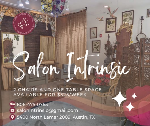 Professional Salon Chair/Table for Rent
