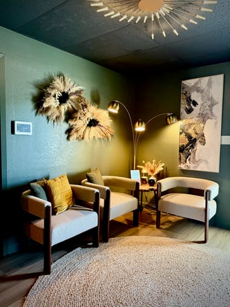 Boutique beauty, health and wellness suite available.