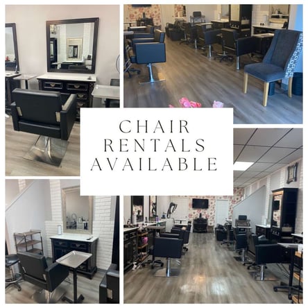 Chair rental available in busy salon!!
