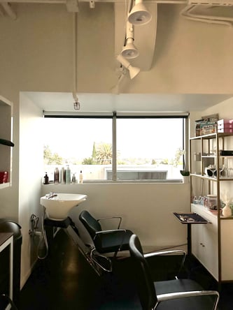 *AVAILABLE NOW* Beautiful 2 Chair Studio with window in West Hollywood