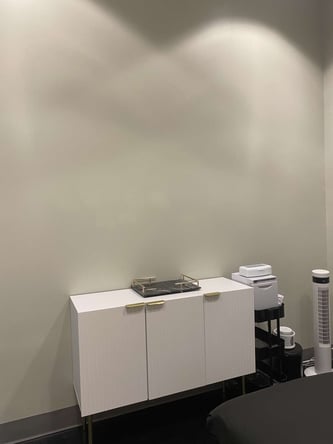 Fully furnished Esthetician room