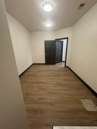 Salon Suites, private room, shared common area