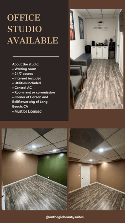 Long Beach private beauty suites move in ready!