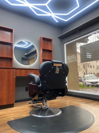 Barber Chair in Midtown of Sacramento