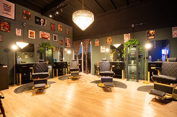 “Luxury Barber Chair in Bourbon Barbershop ”