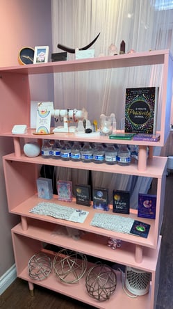 A booth for Lash, Brow, Makeup, Facials in Boutique Salon – Bay Park, San Diego