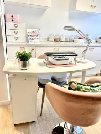 Nail Stations for Rent in a Non-Toxic Studio – Anaheim Hills