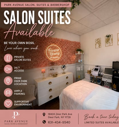 Private Salon Suites for Rent in Deer Park, Long Island – All Utilities Included