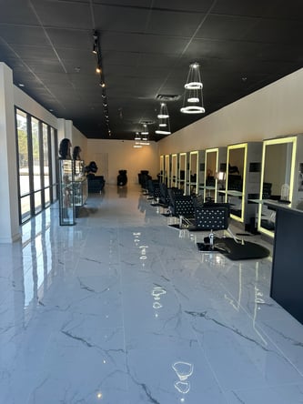 Luxury salon booth for rent