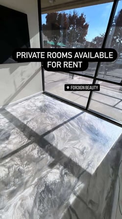 Salon Stations and rooms Available