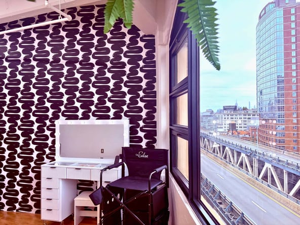 Luxury Salon Suites & Booth Rentals in DUMBO Brooklyn Skyline Views