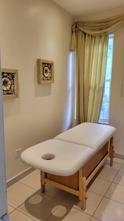 Facial/Massage Room, Salon Chair, Russian Gel Station
