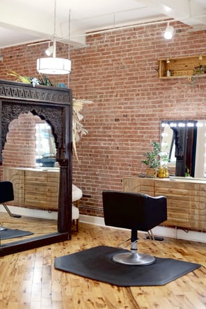 Booth Rental Salon in a bright 2nd floor loft space in downtown St. Louis