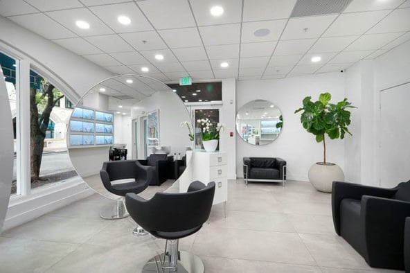 Spa room for rent in high end beauty salon located in Coconut Grove