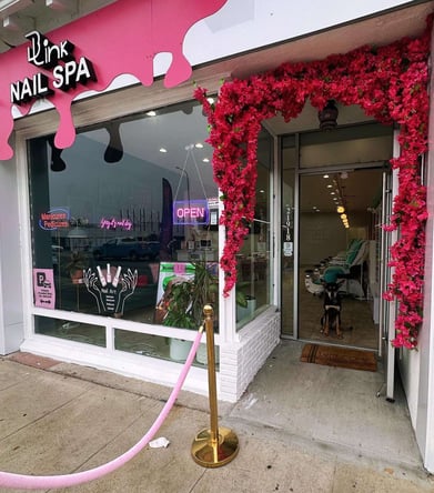A Room in high teraffic nail salon
