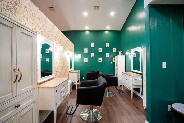 3 booths for rent at the newly expanded Salon Wildflower