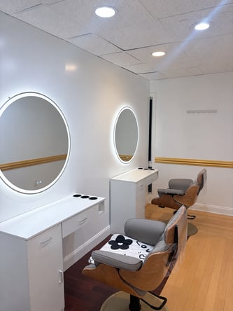 Private Salon Room with 2 Stations for One Stylist – Fairfax – $1100/Month