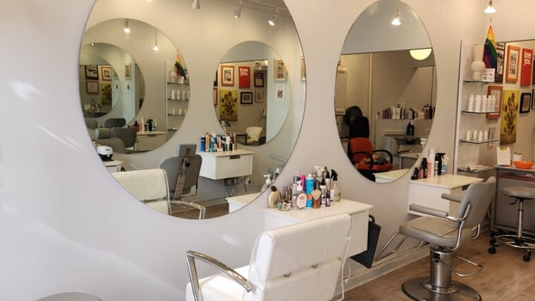 Salon Chairs available for rent in historic SoHo Hair Salon
