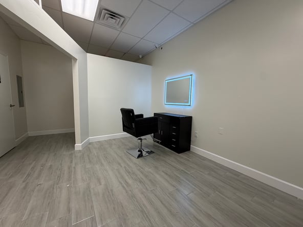 Salon Chair for Rent Inside Bustling Beauty Supply Store in Palm Bay