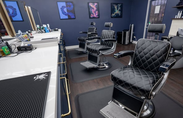 Booth Chair Rental at Upscale Barbershop For Men & Women Clientele in Prime Location of Cherry Creek