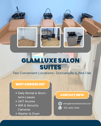 Brand New Private Salon Suites in Duncanville, Texas
