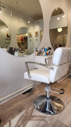 Salon Chairs available for rent in historic SoHo Hair Salon