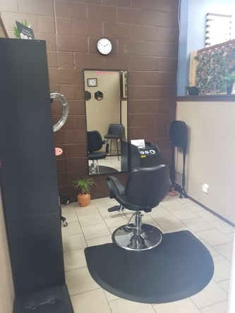 Private treatment room available Stylist stations available