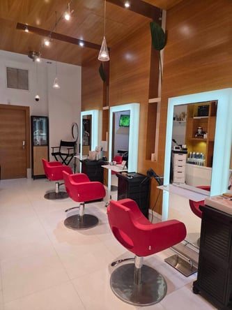 Chair in high end salon
