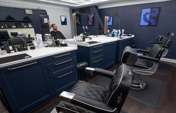 Booth Chair Rental at Upscale Barbershop For Men & Women Clientele in Prime Location of Cherry Creek