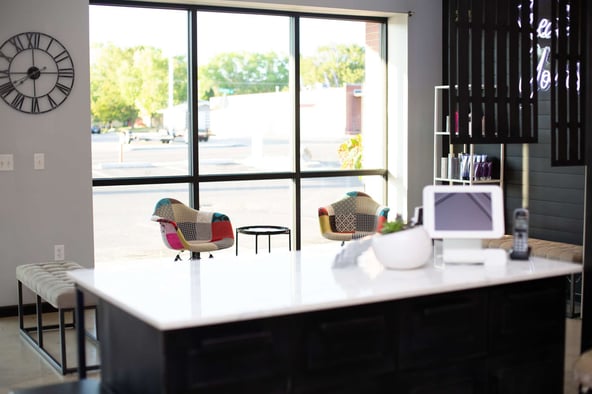 Established open-concept salon in the heart of Billings. Renovated in 2020 with modern sleek touches