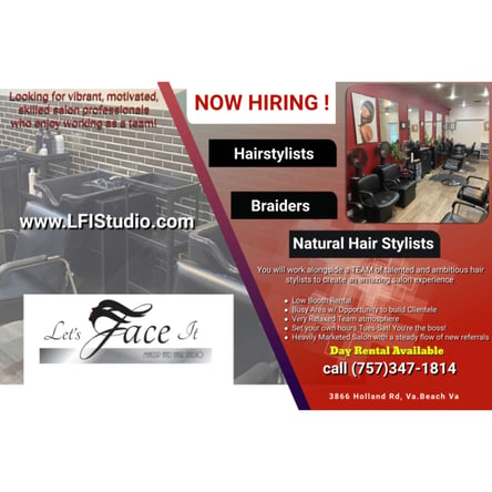 Join our relaxed, laid back stellar Salon team