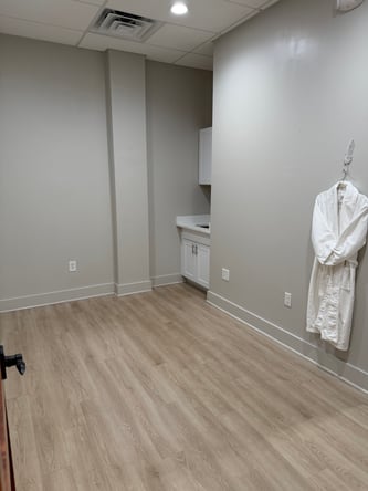 Upscale Massage Room with Water in-suite at | Salon Renter