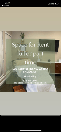 Lash Stations for rent! Granite Bay / Roseville