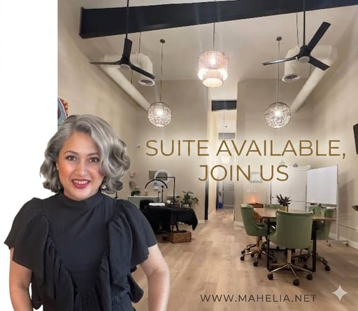Clean, Beautiful Studio – Suite for rent – The ambiance and vibe your customers will love
