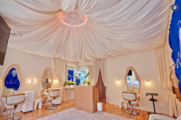 Luxury Salon Chair in Beverly Hills