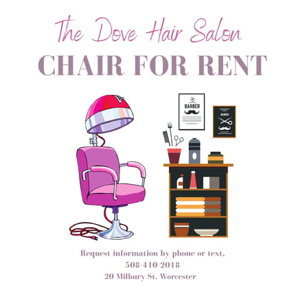 New Stylists! We have (2) Salon Chairs for Rent!
