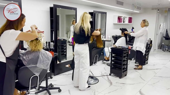 Hair Station for rent at Vita Salon & Spa