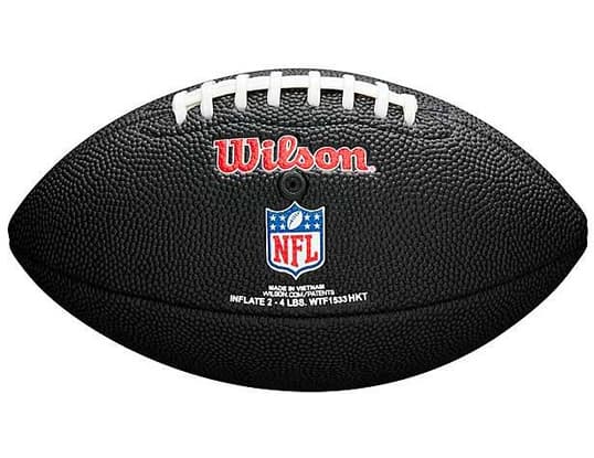 Wilson New England Patriots ST Football Ball Black - 5.95 Wilson New England Patriots ST Football Ball Black - 5.95
