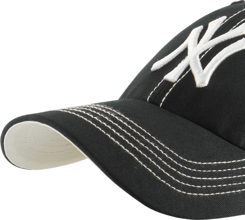 '47 Brand New York Yankees MLB Contrast Stitch 47 Clean Up Gorra Negro — foto 3