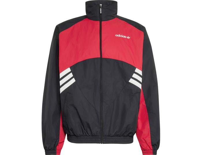 Adidas Munich Men Track Tops - Red - Size M - Poly Woven