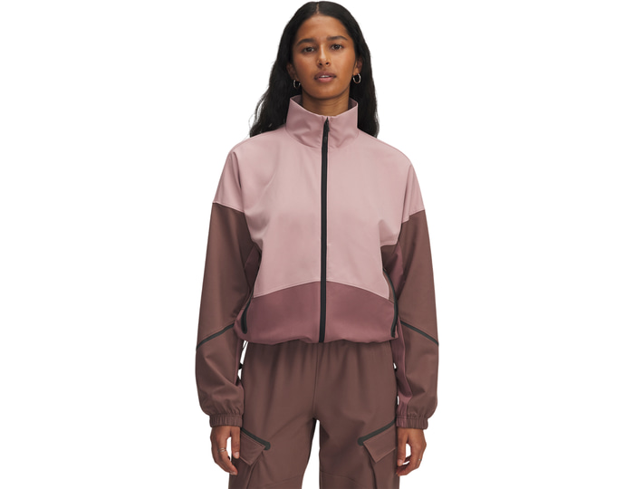 Under Armour Pink Unstoppable Hooded Jacket Women C673 Medium