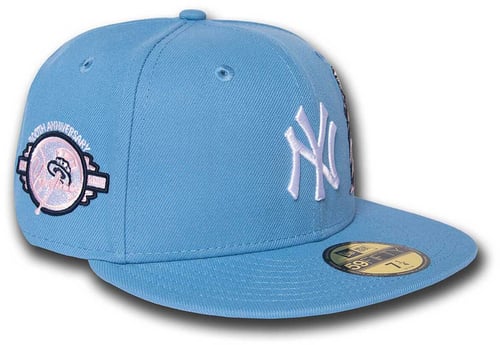 New Era MLB New York Yankees 100th Anniversary Statue Of Liberty 59fifty Fitted Cap Blue