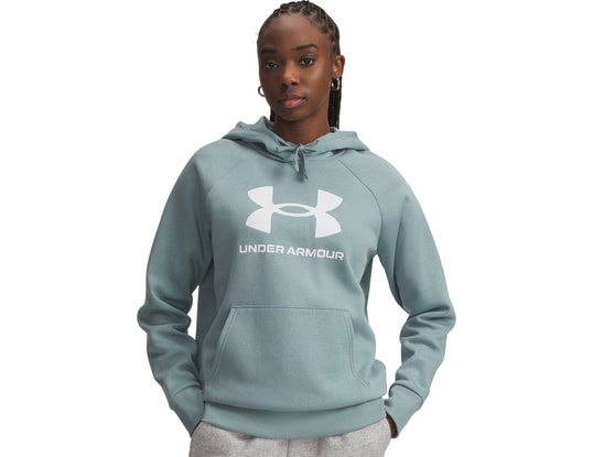 Product gallery, 1 of 3, Under Armour Rival Fleece Big Logo Sweatshirt à capuche Femmes Vert C323